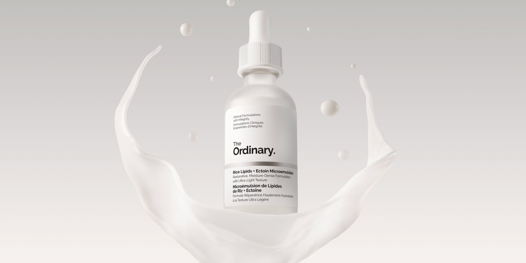 Rice Lipids + Ectoin Microemulsion Ultra-Lightweight Moisturizer