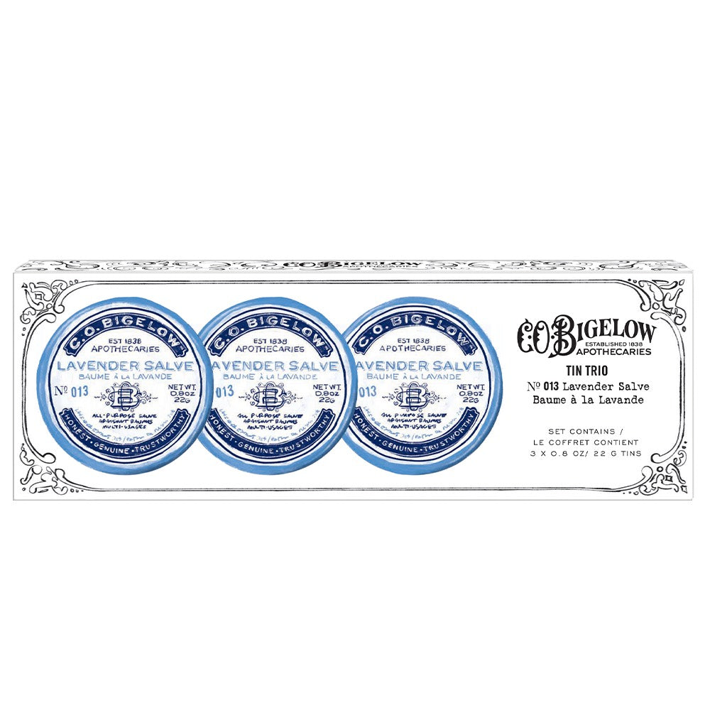 C.O. Bigelow Lavender Salve Tin Trio