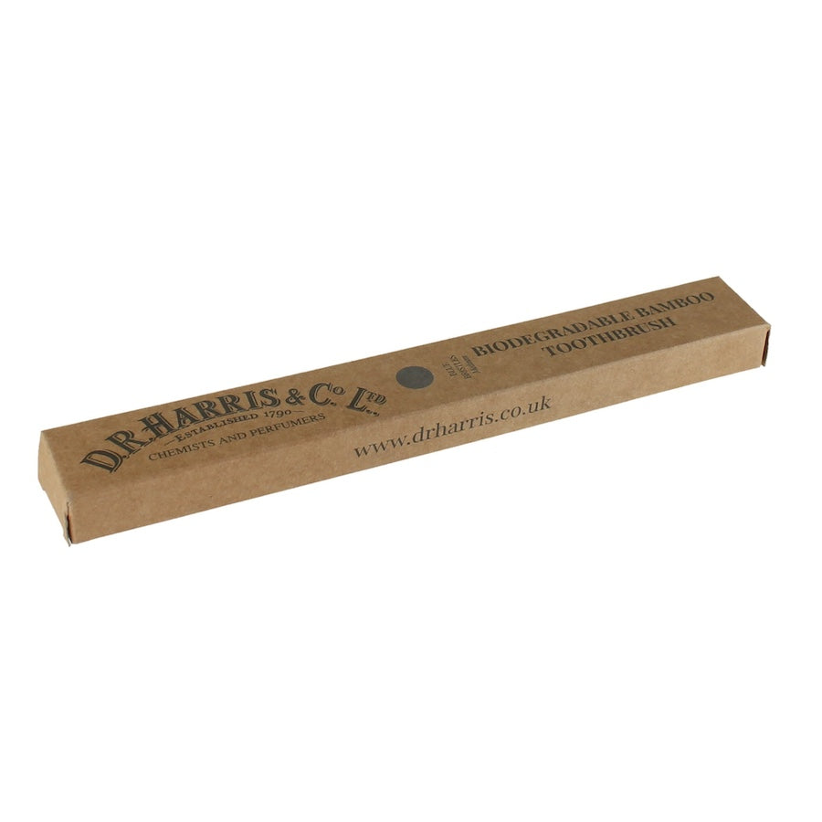 D R Harris Biodegradable Bamboo Toothbrush - Blue Bristles