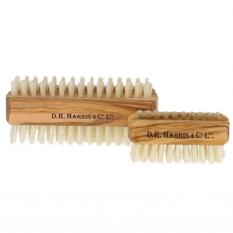 D R Harris Olive Wood Nail Brush - Small