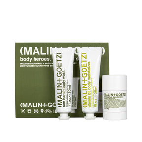 Malin + Goetz Body Heroes Trio Travel Set