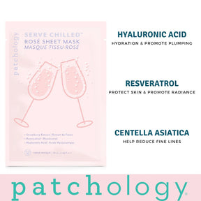 Patchology Serve Chilled Rosé Sheet Mask