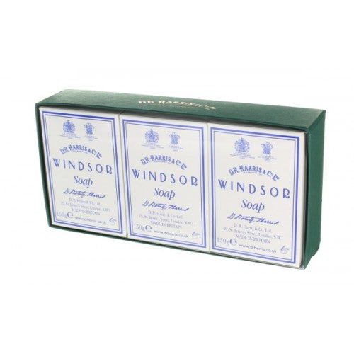 D R Harris Windsor Bath Soap Trio (3 x 150g)